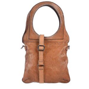 Campomaggi Rare Brown Leather Crossbody Handbag